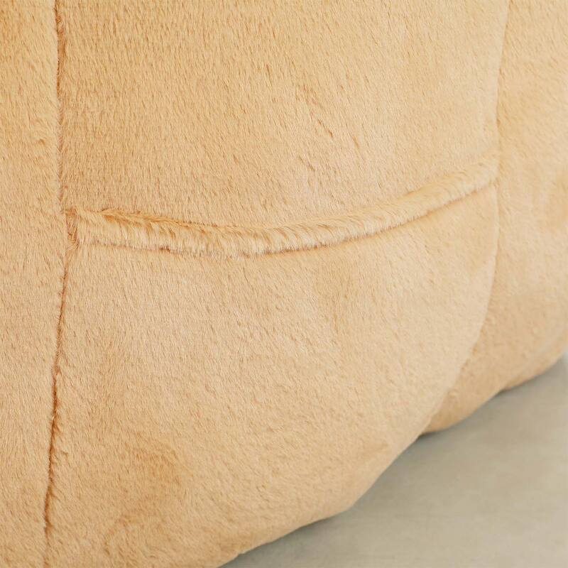 Bean Bag Sofa Chair with Armrests,for Ultimate Relaxation and Versatile Use in Living Room,Bedroom,or Office.