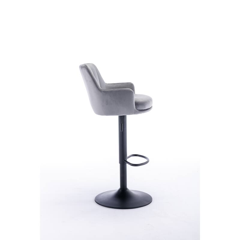 Bar Stools Set of 2,Adjustable Barstools with Back and Footrest, Counter Height Bar Chairs for Kitchen,Pub