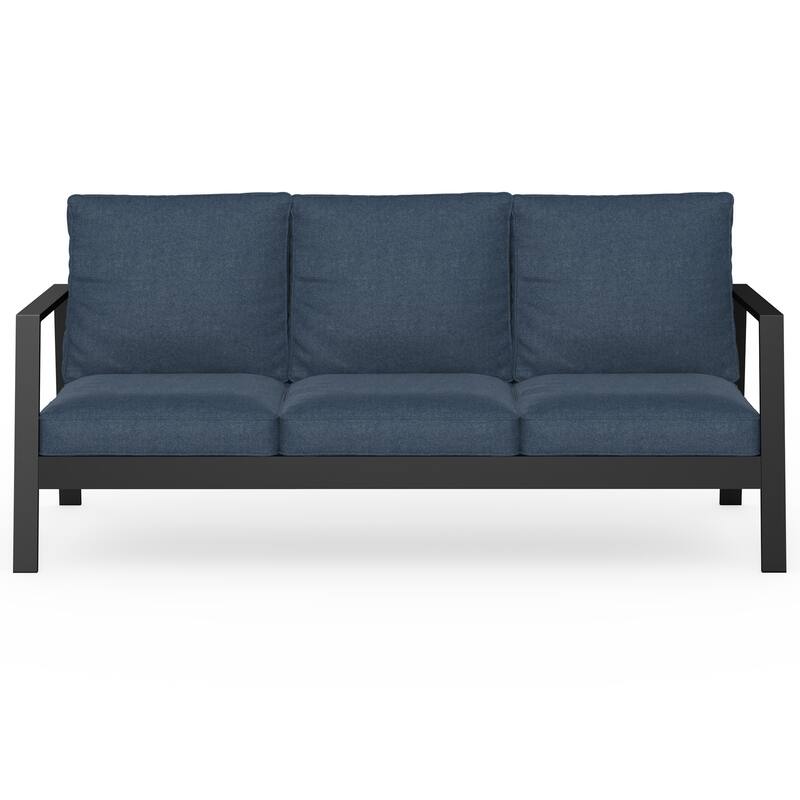 74.8'' Metal Outdoor Patio Sofa