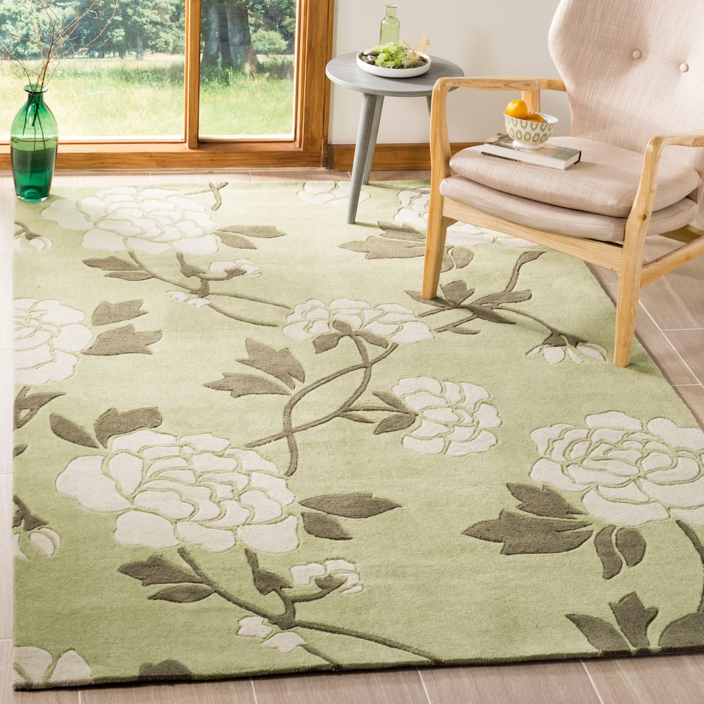 SAFAVIEH Handmade Modern Art Gudula Modern Polyester Rug