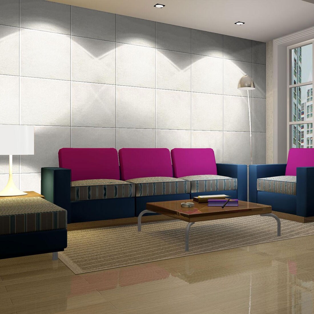 Shop 3d Wall Panels Foam Self Stick Felt Pad Decoration Wall Tiles Cover 0 5 Sq Ft On Sale Overstock 29786786