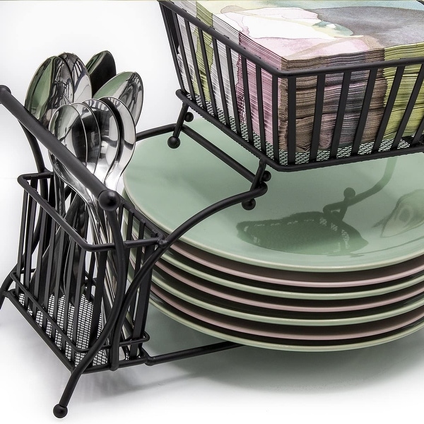 Utensil and top plate caddy