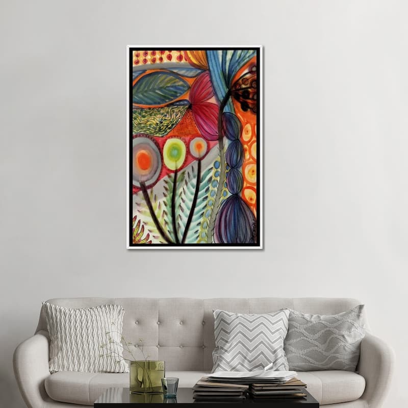 iCanvas "Vivaces" by Sylvie Demers Framed Canvas Print