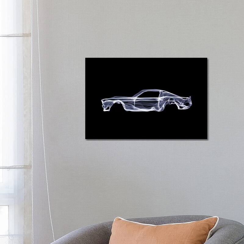 iCanvas "Ford Mustang" by Octavian Mielu Canvas Print - 18x26x1.5