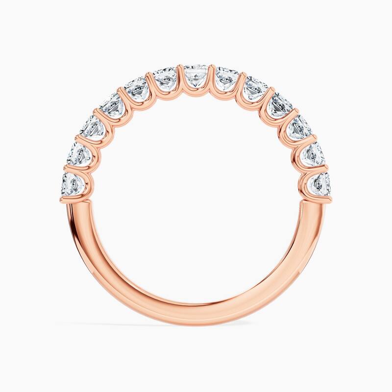 Auriya 14k Gold Princess Lab Grown Diamond Half Eternity Band 1.30 - 5.25 ct. tw. (F-G, VS)