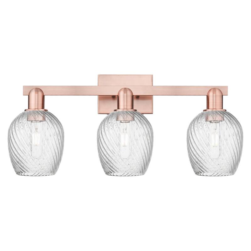 Innovations Lighting Endless Possibilities Arcadia - Salina - 3 Light 25" Bath Vanity Light - Antique Copper