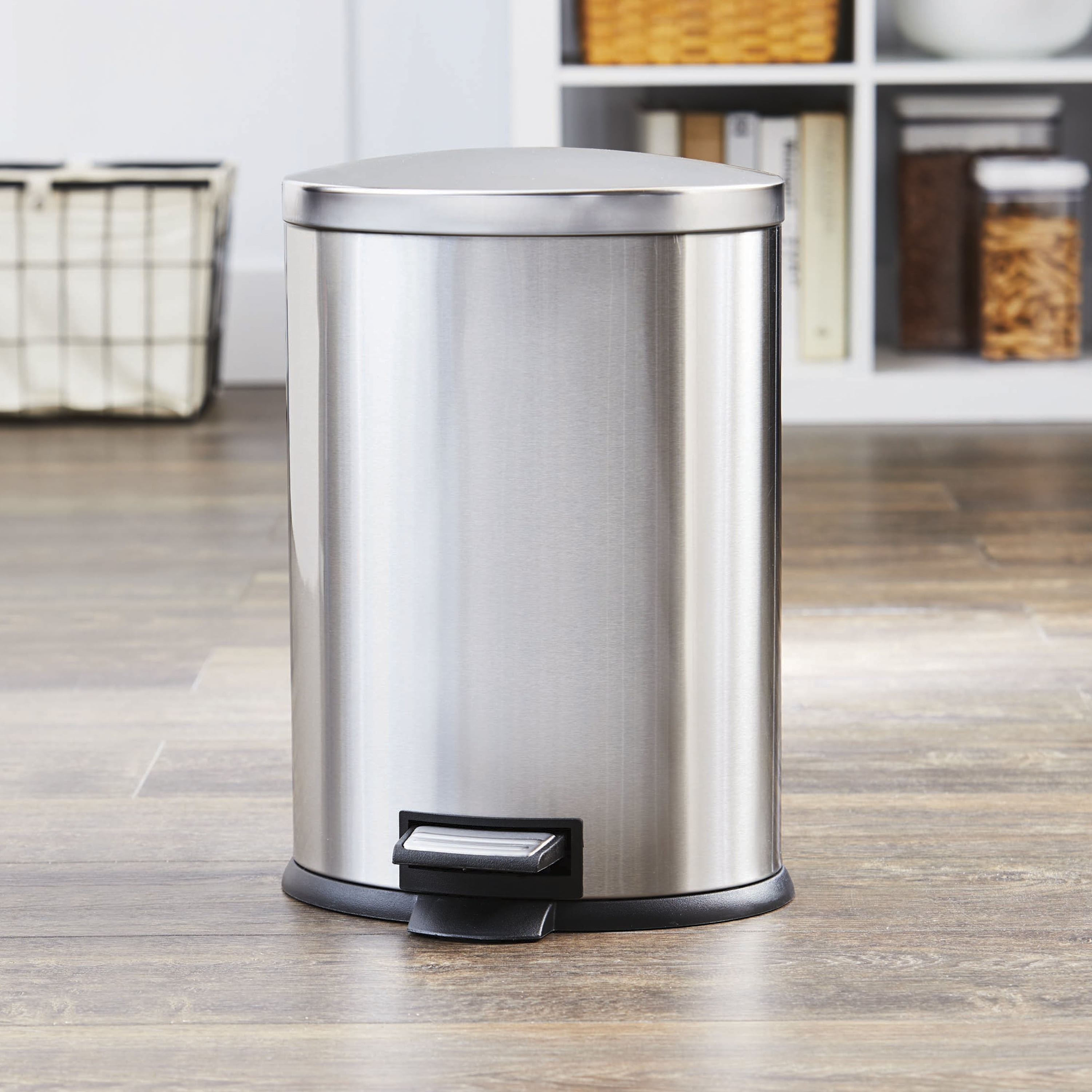 Better Homes & Gardens 3.1-Gallon Stainless Steel Garbage Can