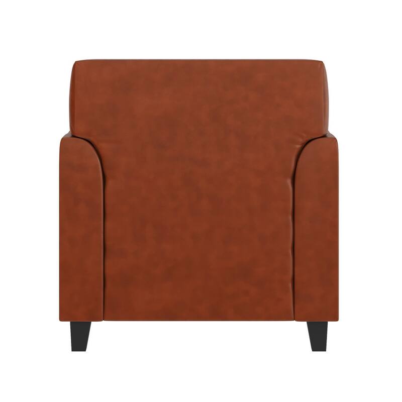 LeatherSoft Chair with Clean Line Stitched Frame - 30.5"W x 29"D x 31.5"H