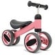 preview thumbnail 5 of 18, 4 Wheels Baby Balance Bike Toy - 18.5" x 7.5"x 14.5" Pink