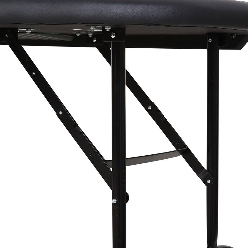 Poker Table Foldable,72" Blackjack Table for 7 Players with Chip