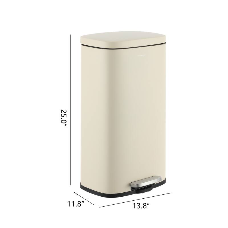 happimess Curtis 8-Gallon Step-Open Trash Can