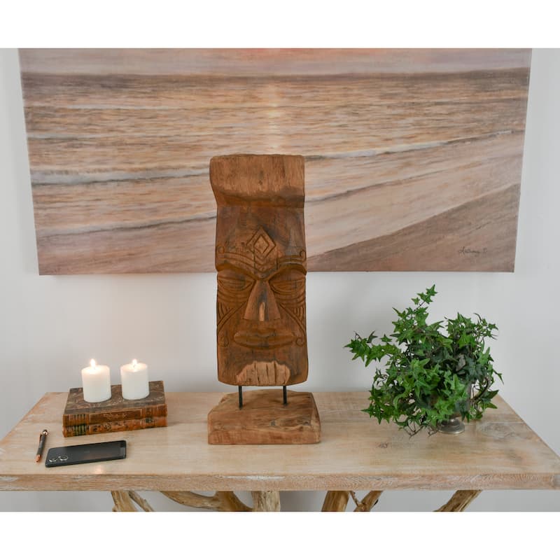 Bayshore Tiki Mask on Stand 25 Inch