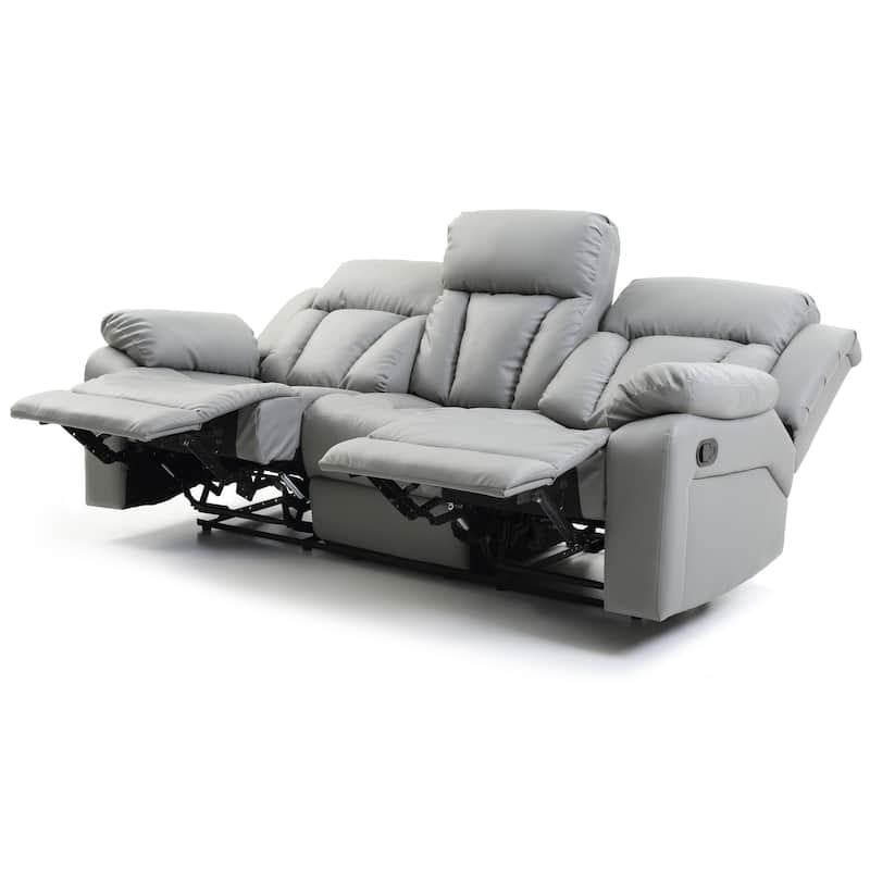 Daria Faux Leather Reclining Sofa