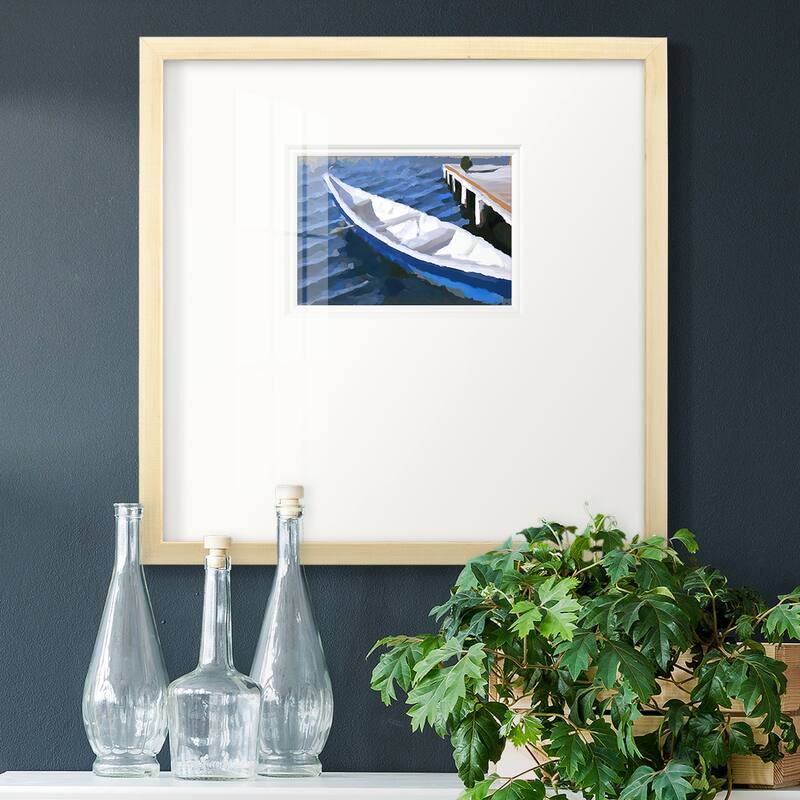 Colorful Rowboat IVPremium Framed Print