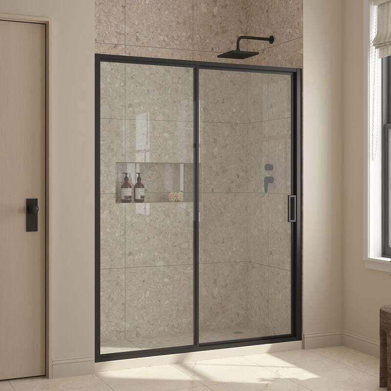 Ove Decors 15SGP-STAN60 Stanford 74" High x 60" Wide Sliding Framed - Black