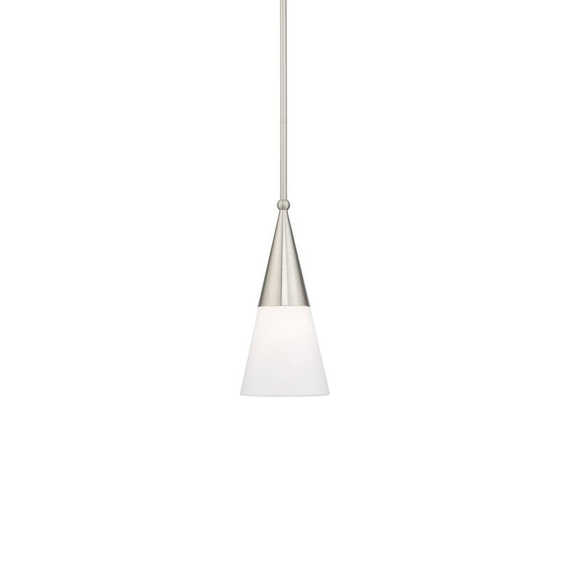 Livex Lighting Stockholm Single Light 7" Wide Mini Pendant - Brushed Nickel