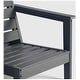 preview thumbnail 4 of 5, Birchwood All Weather HDPE Outdoor Patio Deep Seating Gray Loveseat (2-Piece)