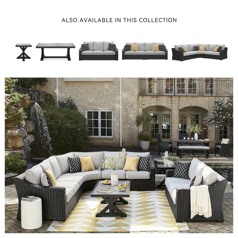 Beachcroft Outdoor Left and Right Arm Facing Loveseats