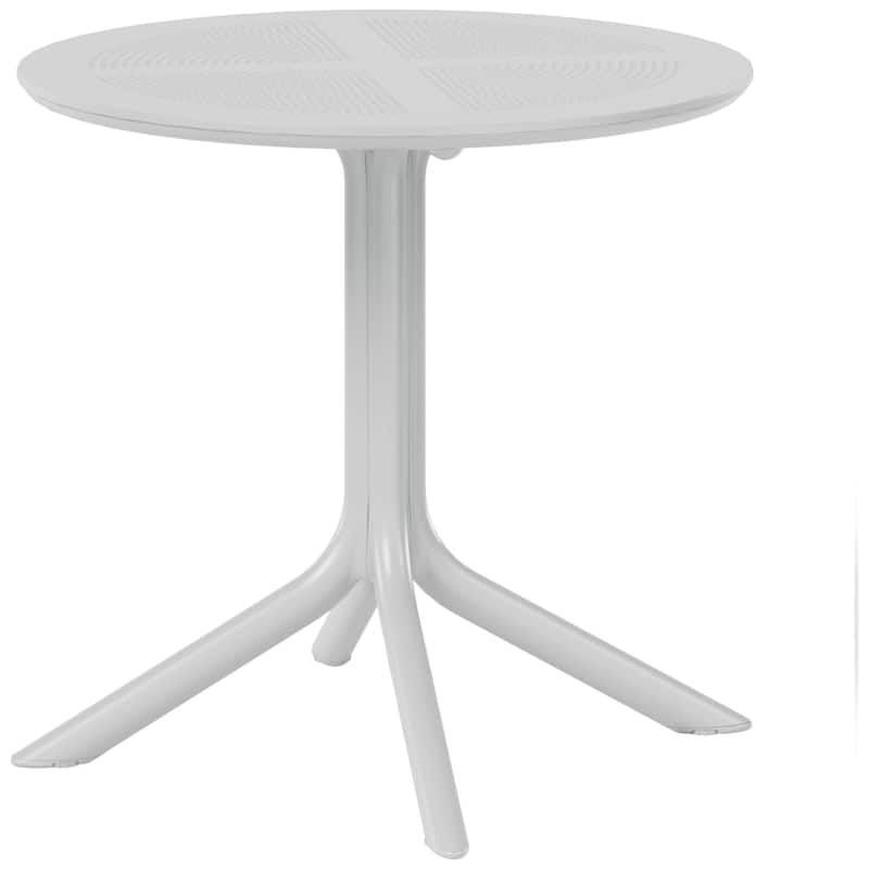 Frond and Form 31.5 Inch Outdoor Round Dining Table - Gray