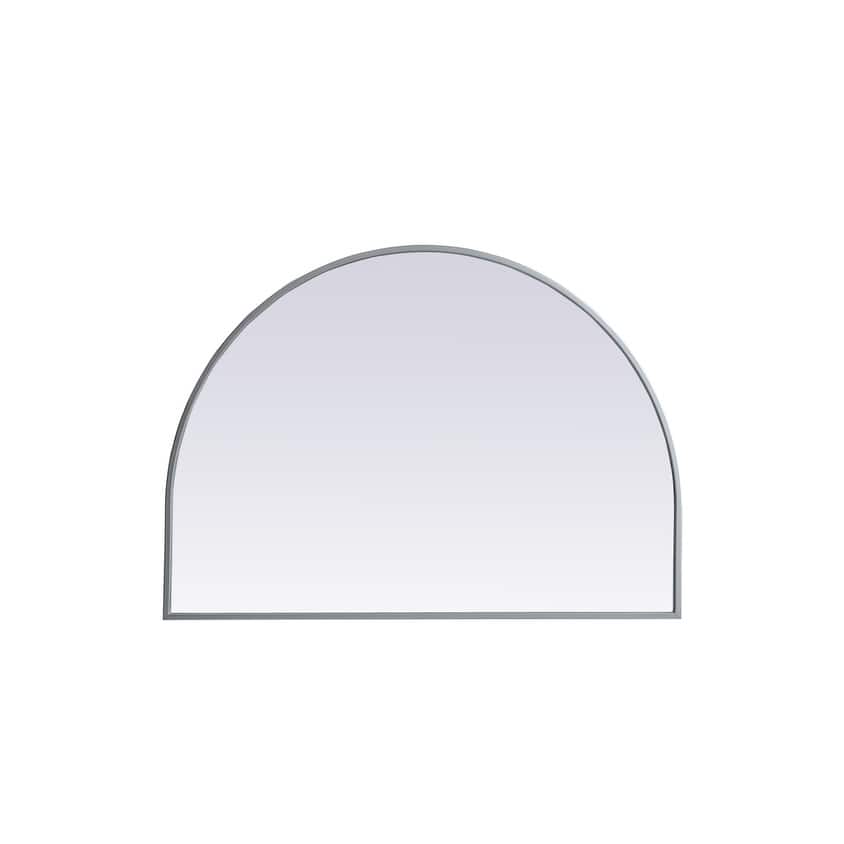 Indigo Home Metal Frame Arch Mirror 33x24 Inch