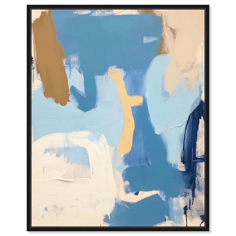 Sky and Sunlight Canvas by Art Remedy - 36" x 45" - Black