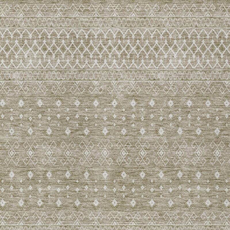 HomeRoots Tribal Transitional Rectangle Outdoor Rug