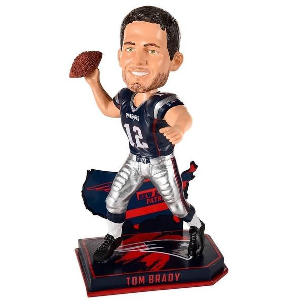 Shop New England Patriots Tom Brady 12 Nation Bobblehead Multi Overstock 30320678