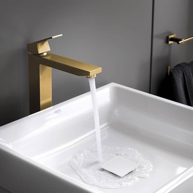 Grohe Eurocube Single Hole Bathroom Faucet