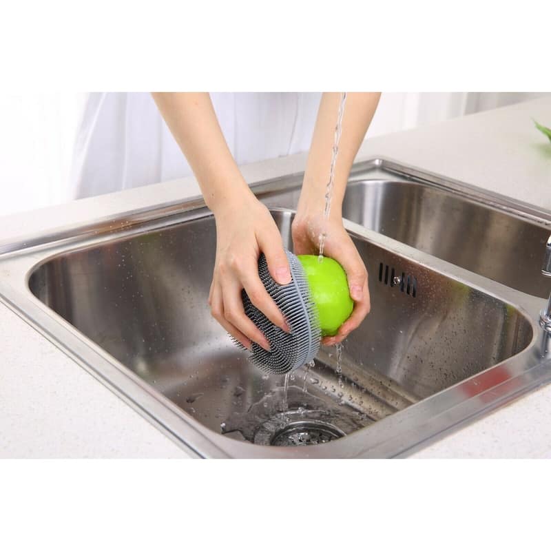 YBM Home Silicone Dish Scrubber Brush
