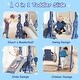 preview thumbnail 7 of 5, Blue 4 in 1 Toddler Slide and Swing Set Kid Slide, Indoor Outdoor Slide Toddler Playset Toddler Playground