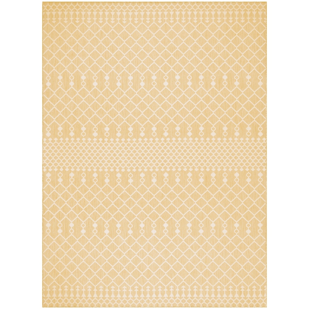 Nourison Selerno Indoor/Outdoor Moroccan Area Rug.