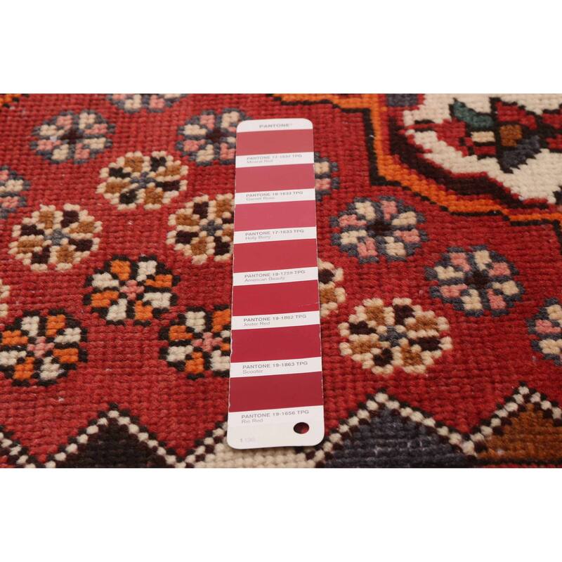 ECARPETGALLERY Hand-knotted Konya Anatolian Red Wool Rug - 3'3 x 9'8