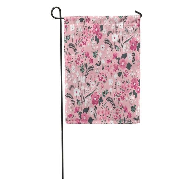 Shop Pink Ditsy Floral Pattern In Garden Rose Abstract Beautiful