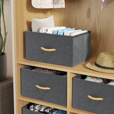 Foldable Fabric Storage Cubes, Home Organizer Set, Toy Bins, Storage Box, Drawers of Closet Dresser Chest - See Picture