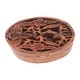 preview thumbnail 1 of 2, Novica Handmade Plumeria Oval Wood Puzzle Box