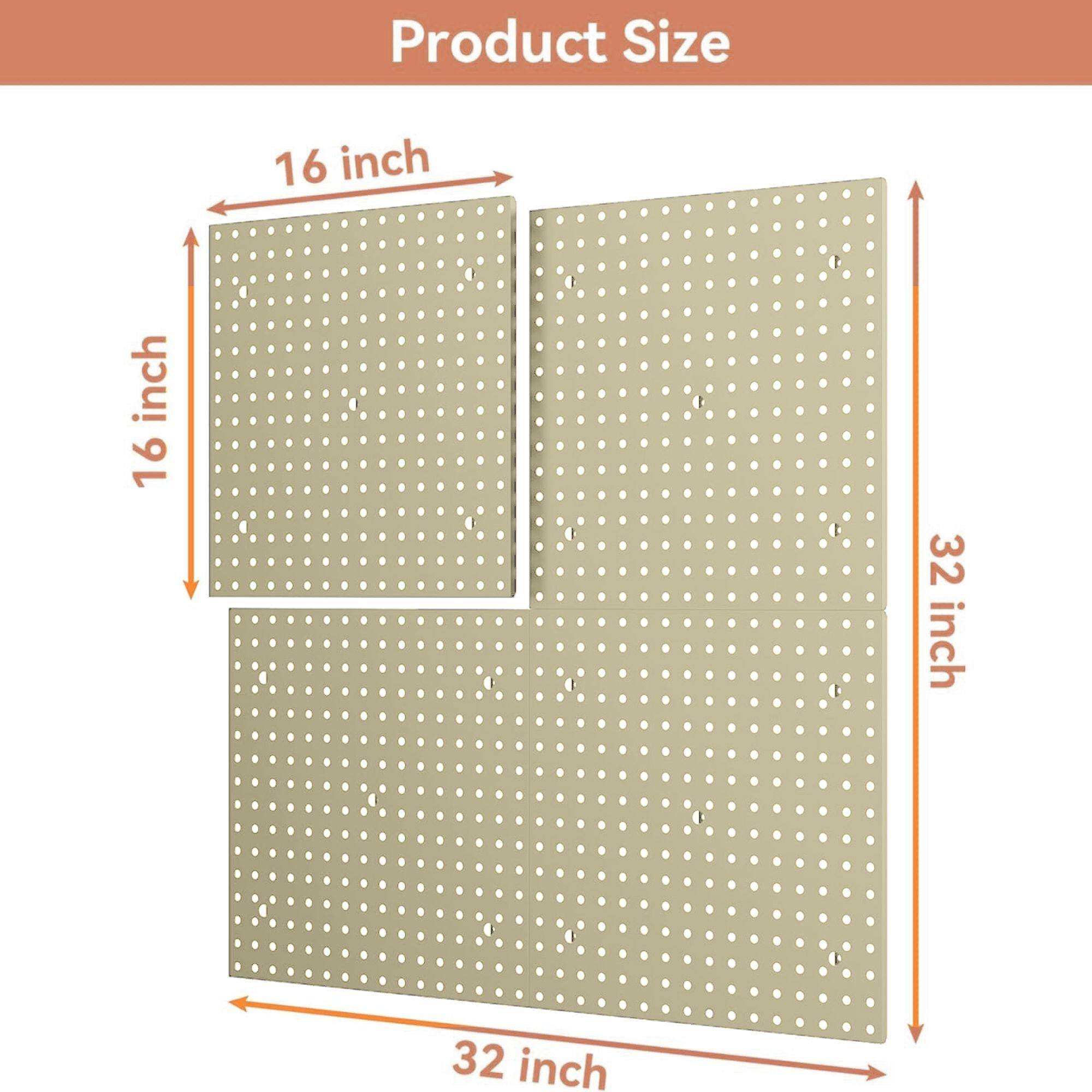 TNINE 2PC Pegboard Panels, Gray On Sale Bed Bath & Beyond 40124288
