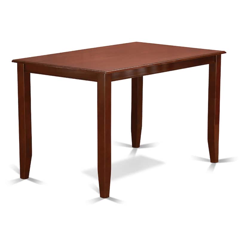 East West Furniture Buckland Rectangle Counter Height Table for Small Spaces, 30x48 Inch, (Finish Options)