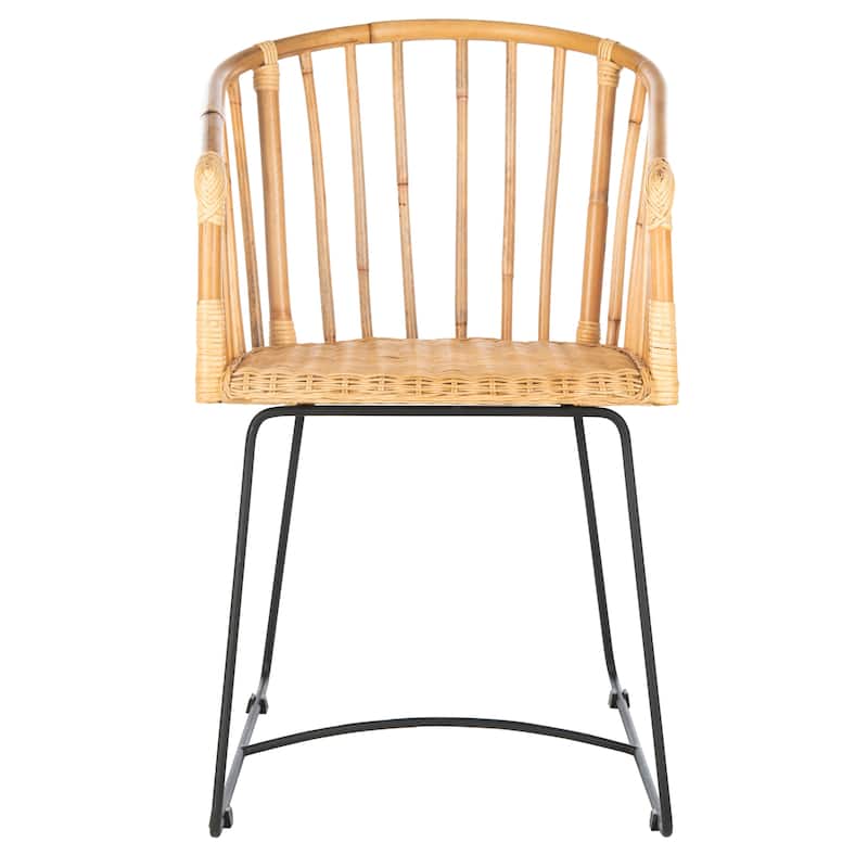 SAFAVIEH Ethie Rattan Natural Dining Chair - 22Wx22Dx32H