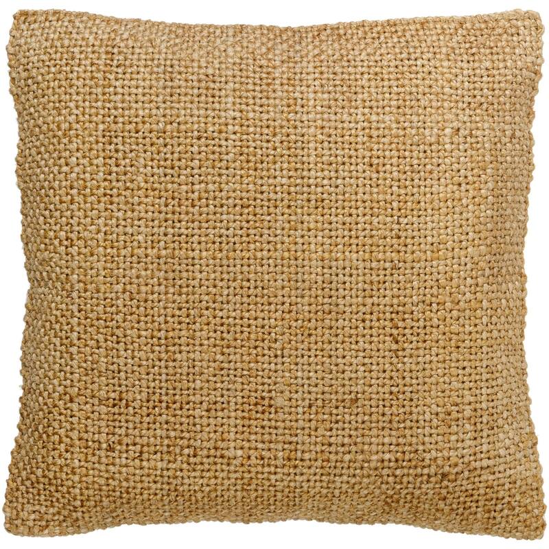 Causey Modern & Contemporary Solid Color Accent Pillow - 20"L x 20"W - Cover Only - Camel