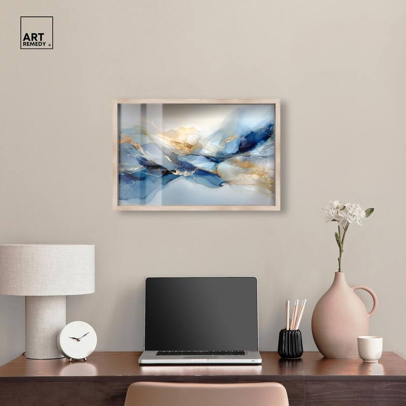Postmodern Flow I Shadowbox by Art Remedy