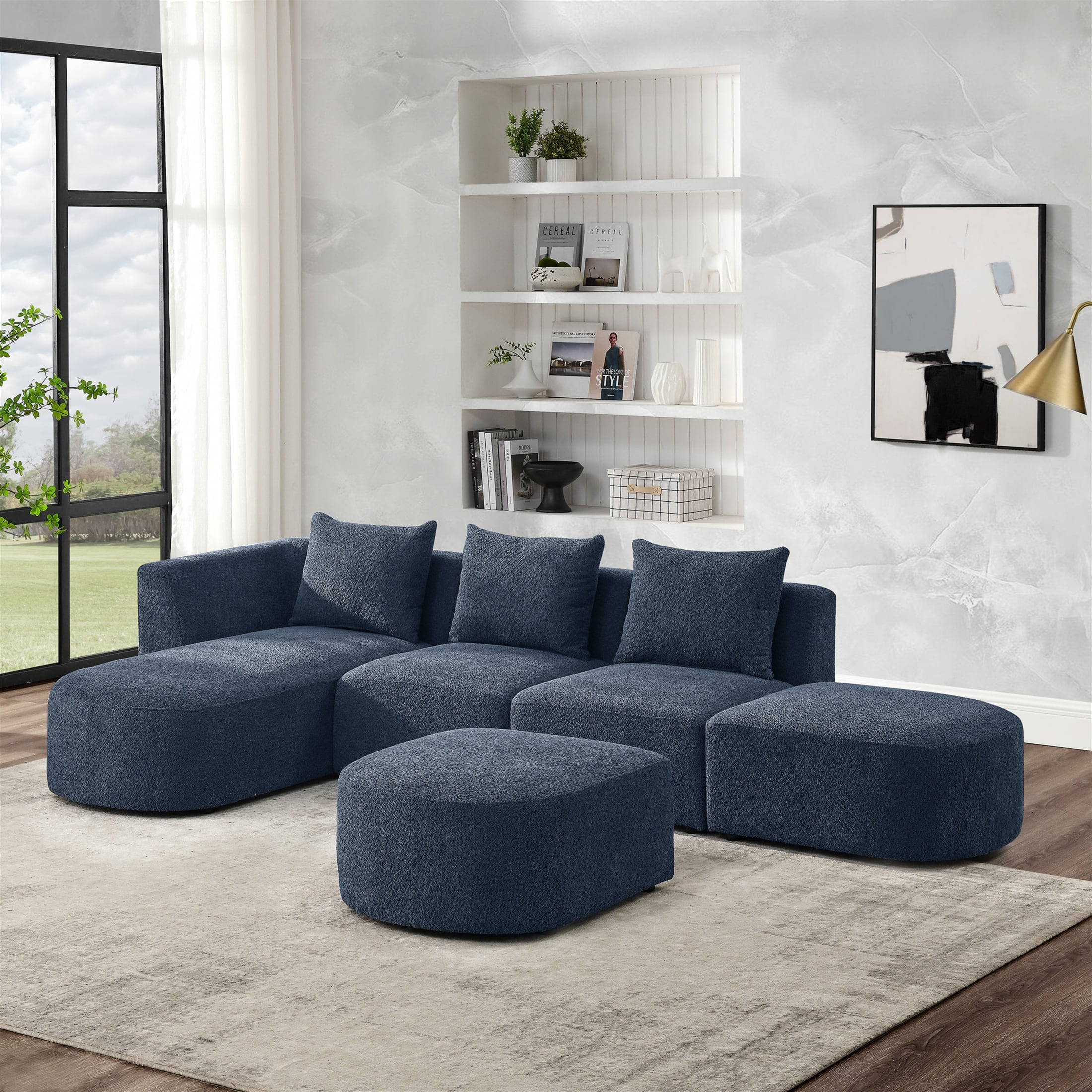 L Shape Sectional Sofa including Two Single Seats Bed Bath & Beyond