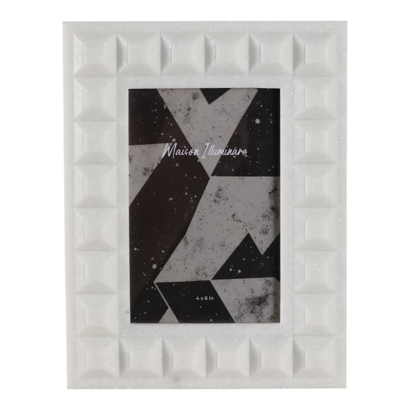 Resin Modern Photo Frame Square Block Border Design Decorative Frame
