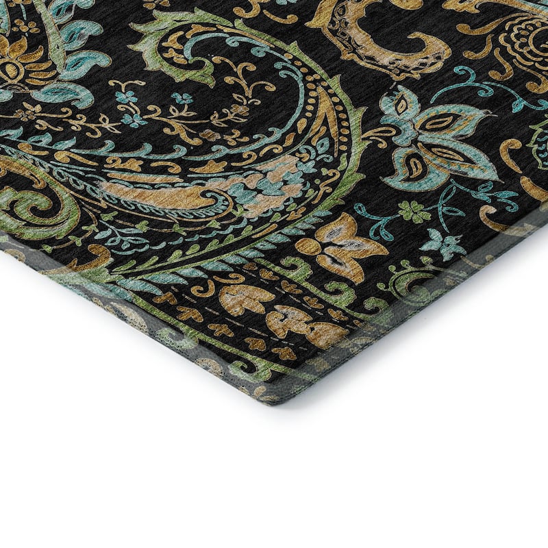 Premium Washable Super Soft Traditional Paisley Mayfield Rug