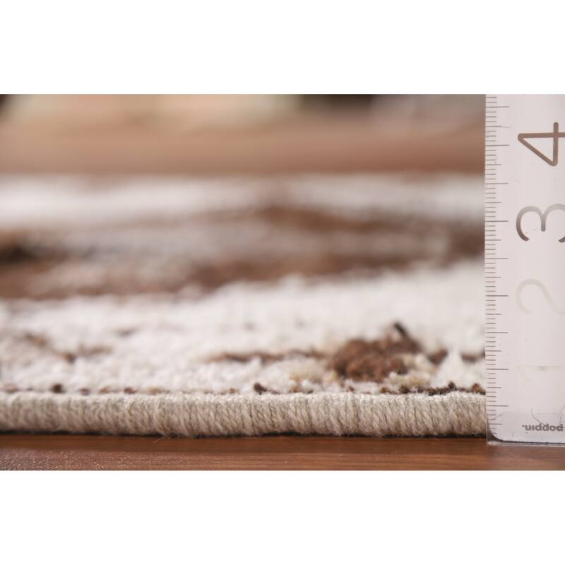 Natural Dye Beige Anatolian Turkish Runner Rug Handmade Wool Carpet - 3'6"x 10'11"