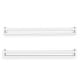 preview thumbnail 7 of 8, Wallniture Utah Wood Wall Shelves for Book and Toy Storage (Set of 2) - White