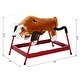 preview thumbnail 10 of 9, Classic Plush Rocking Bull Toy with Authentic Sounds, Soft Body and Easy-Grab Handle for Kids 3+, Safe for Up to 176 lbs