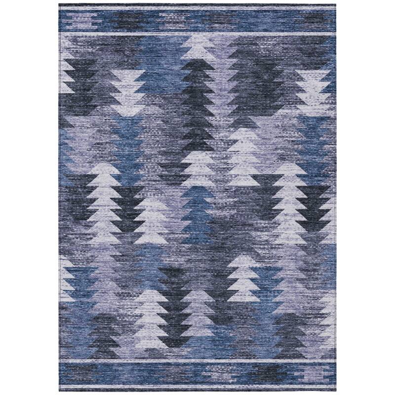 HomeRoots Southwestern Transitional Rectangle Outdoor Rug