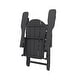 preview thumbnail 85 of 101, POLYTRENDS Laguna All Weather Poly Outdoor Adirondack Chair - Foldable