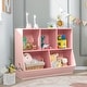 preview thumbnail 22 of 28, Costway 5-Cubby Kids Toy Storage Organizer Wooden Bookshelf Display - See Details