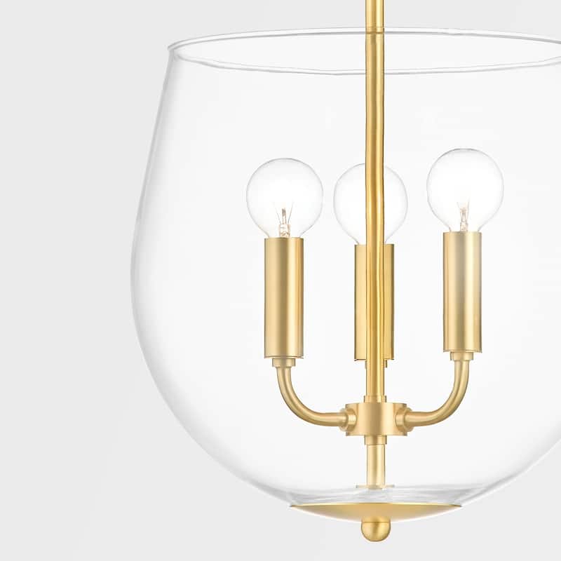 Bobbi 3 Light Semi Flush Mount